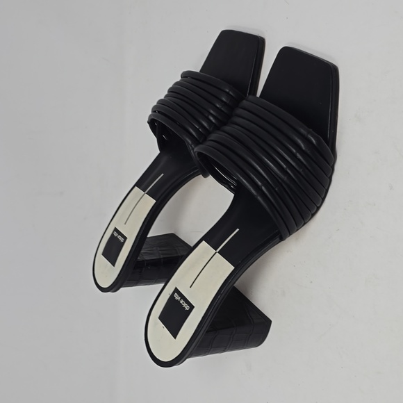 Dolce Vita Priana Block Heel Black Sandals Size 11 - Picture 3 of 7